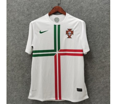 Portugal 2012 EuroCup Away White Soccer Jersey